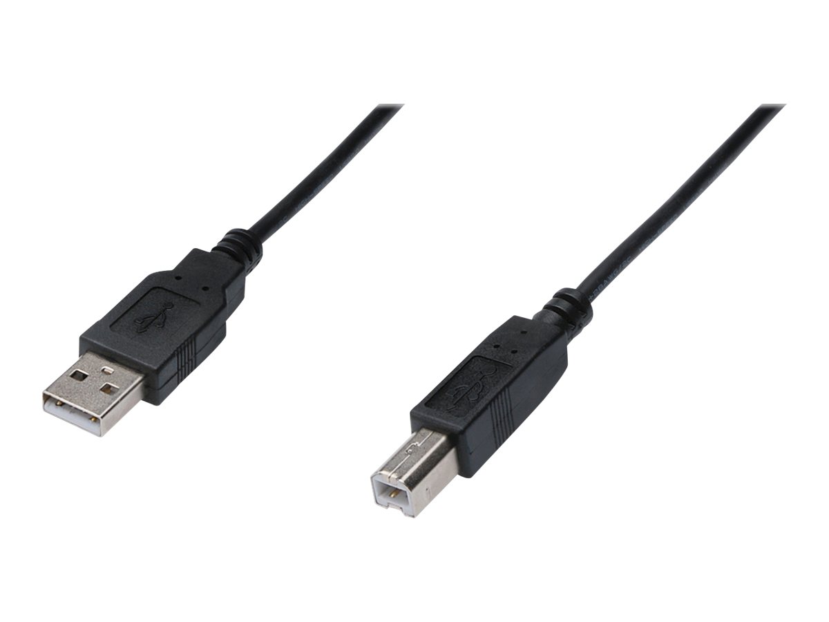 - 1.8 m - Schwarz 4-polig M - Mini-USB Typ B USB/Hi-Speed USB 4-polig Assmann USB-Kabel M USB Typ A 